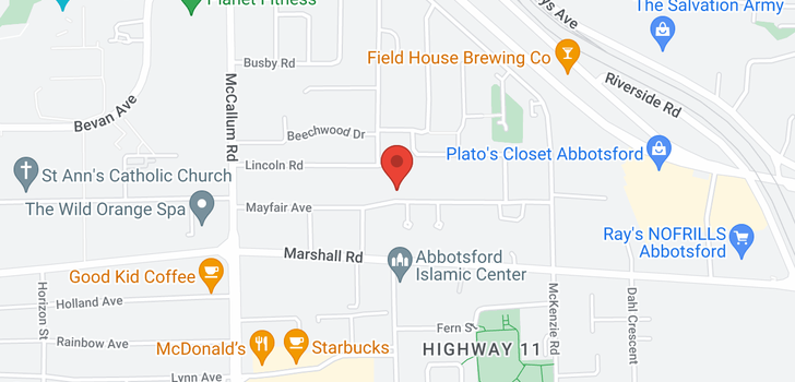 map of 33803 MAYFAIR AVENUE